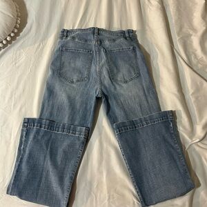 Chelsea & Violet Blue Flare Wide Leg Jeans